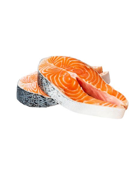 Frozen Atlantic Salmon Steaks $10.95/each