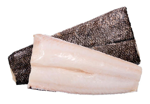Frozen Chilean Sea Bass Whole Fillet Skin On $55.95/lb