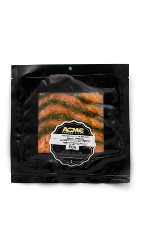 ACME Smoked Atlantic Salmon Gravlax 100g (Kosher for Passover)