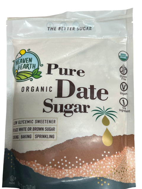 Heaven & Earth Pure Organic Date Sugar $13.99 (Kosher for Passover)