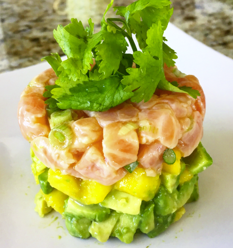 Fresh Atlantic Salmon Diced for Poke/Ceviche $24.95/Lb.