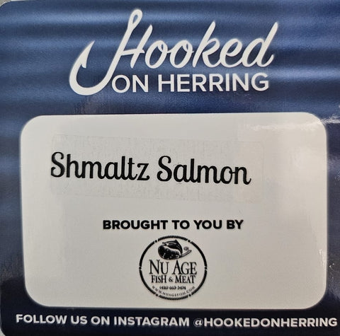 Hooked on Herring Shmaltz Salmon
