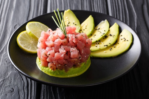 Fresh Sushi grade Tuna diced for Tartare $59.95/lb.