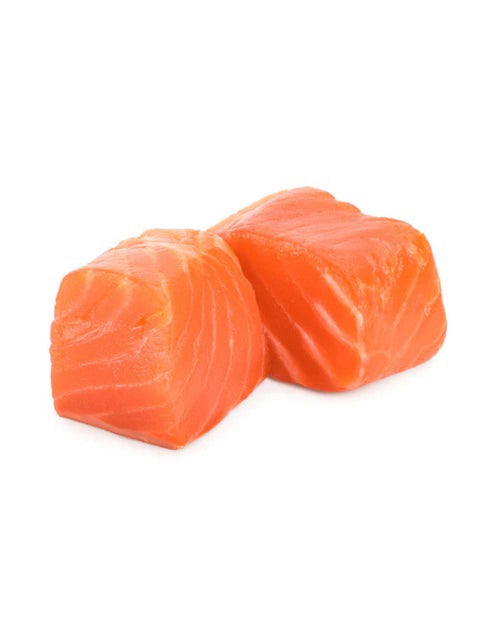 Atlantic Salmon Cubes for Kebabs